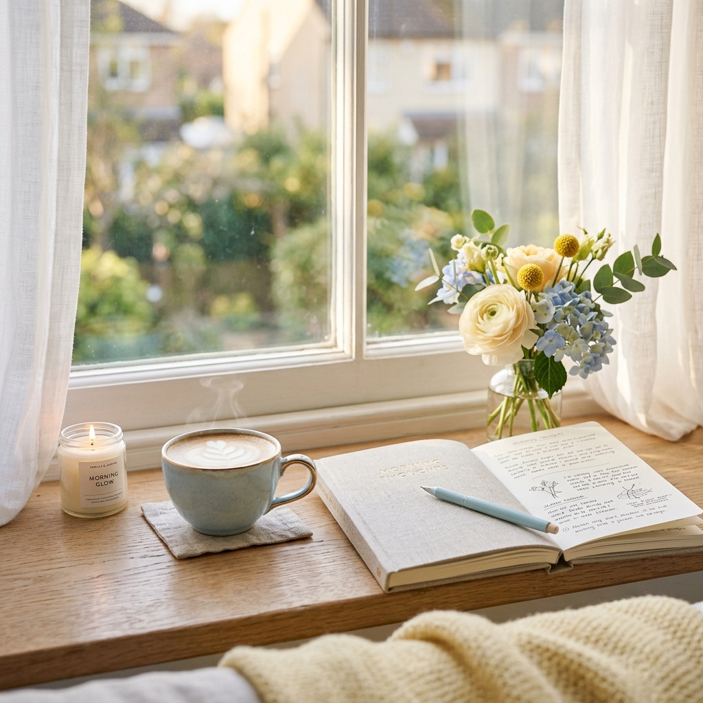 Sunny Tia lifestyle banner — aesthetic moments