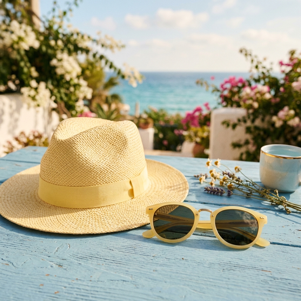 Summer Essentials — warm pastel lifestyle